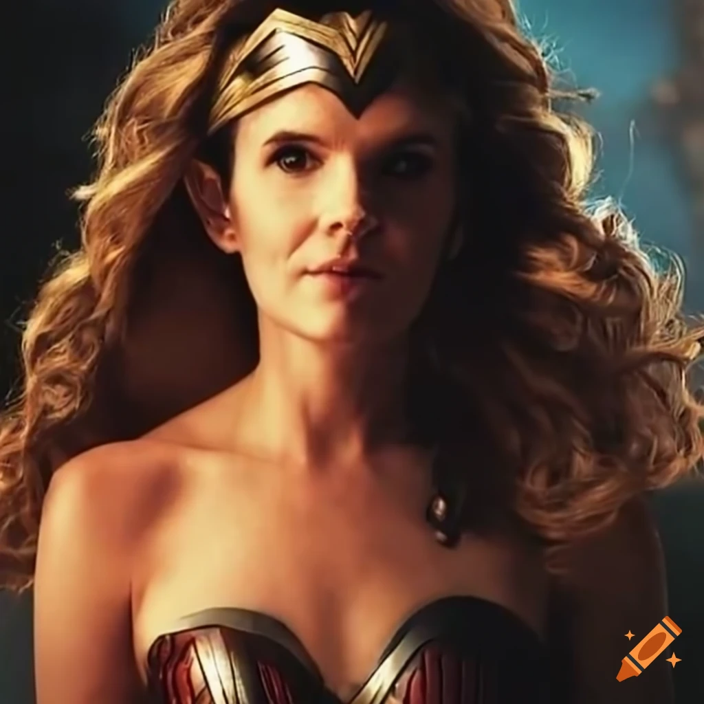 Lea Thompson in Some Kind of Wonder Woman Workout