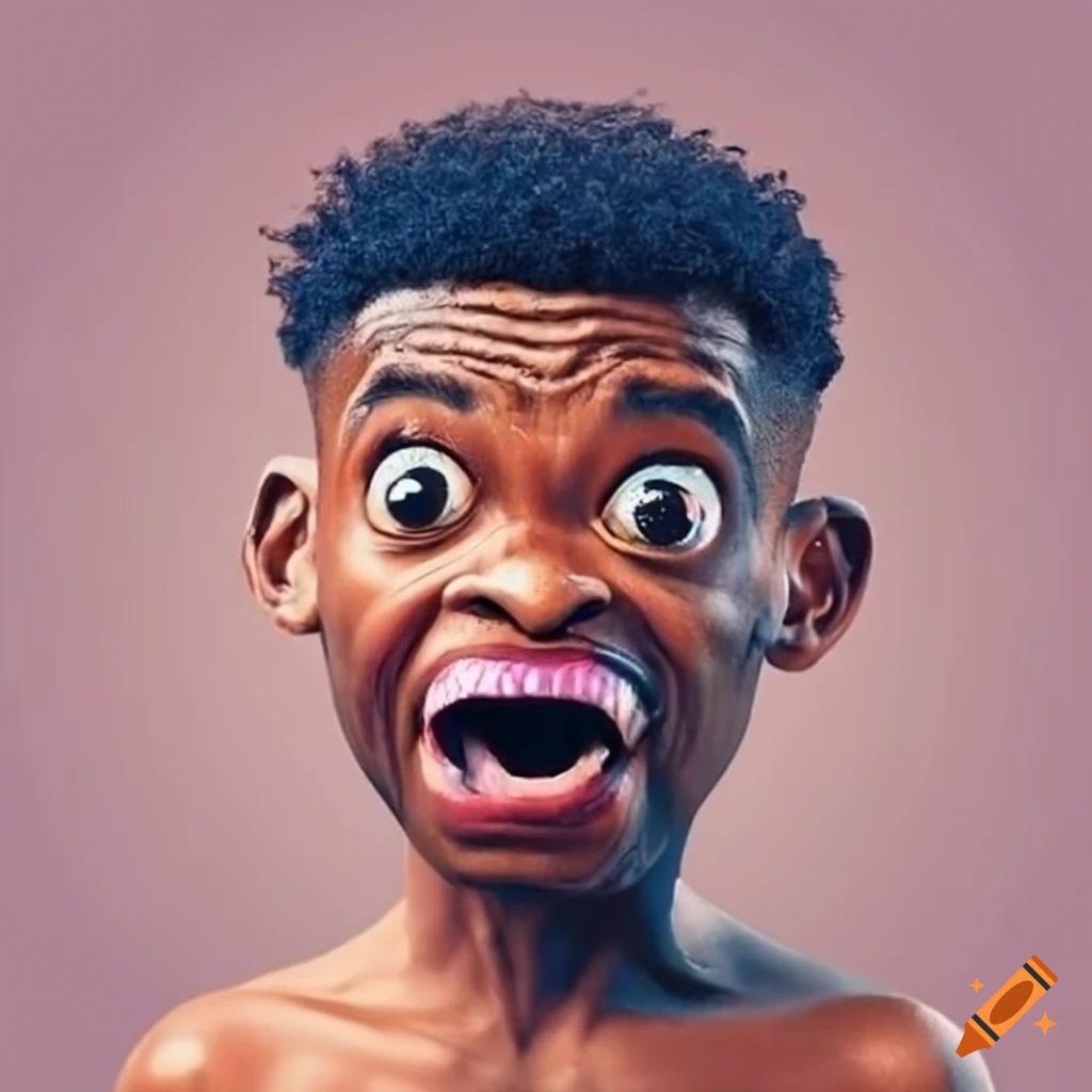 Surprised man with a shocked expression