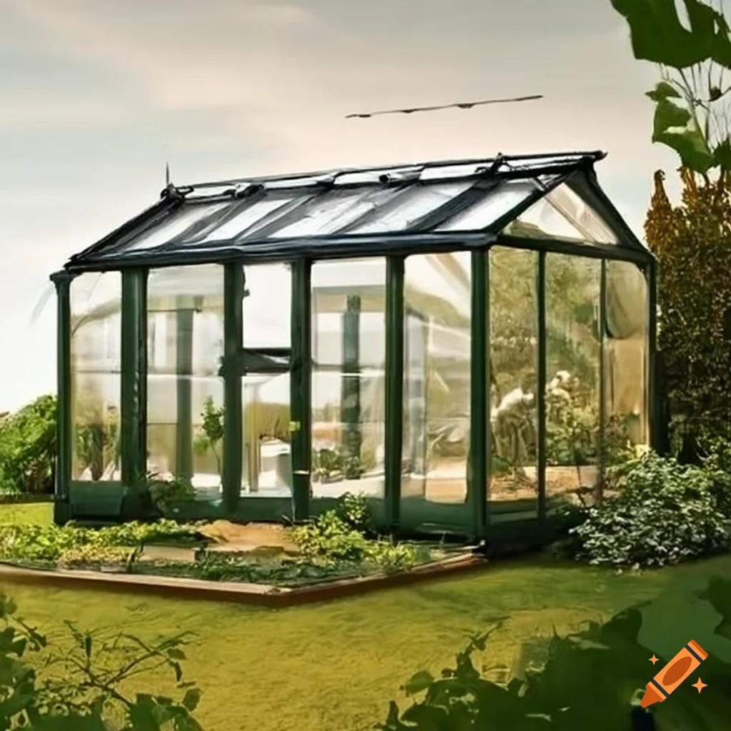600 square foot greenhouse on an open terrace