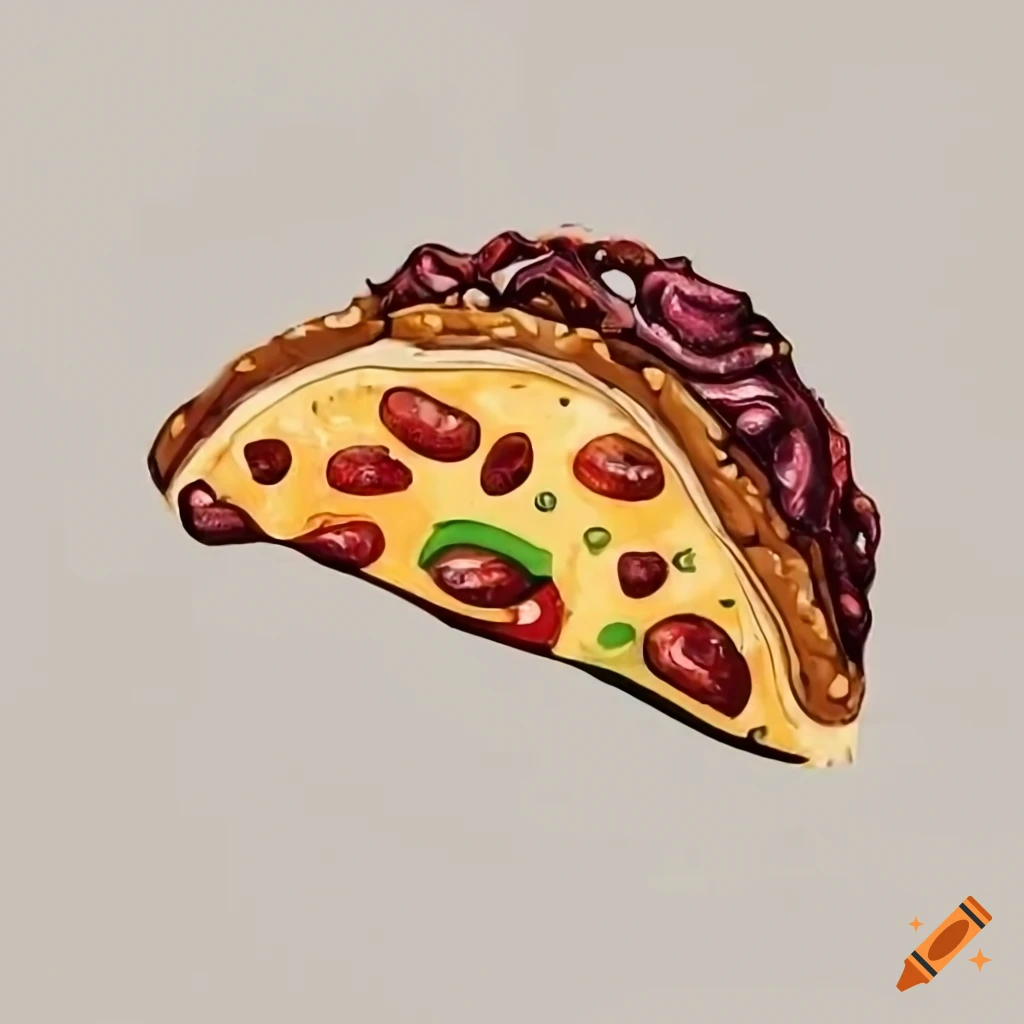 Taco pizza