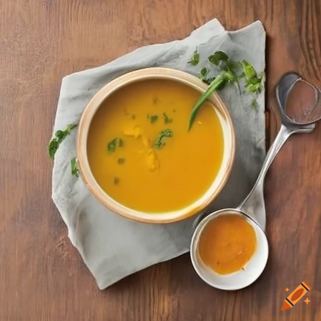 Turmeric vegetable broth