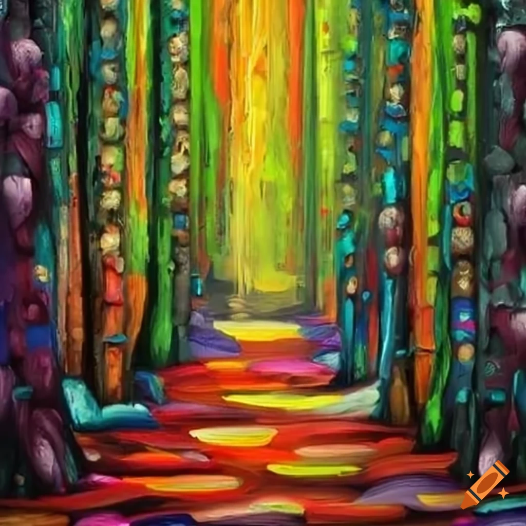 Circuit board forest on Craiyon