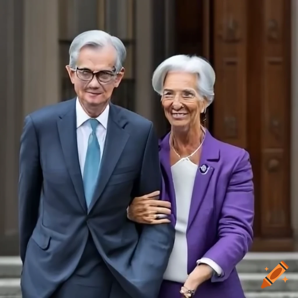 Christine Lagarde and Jerome Powell