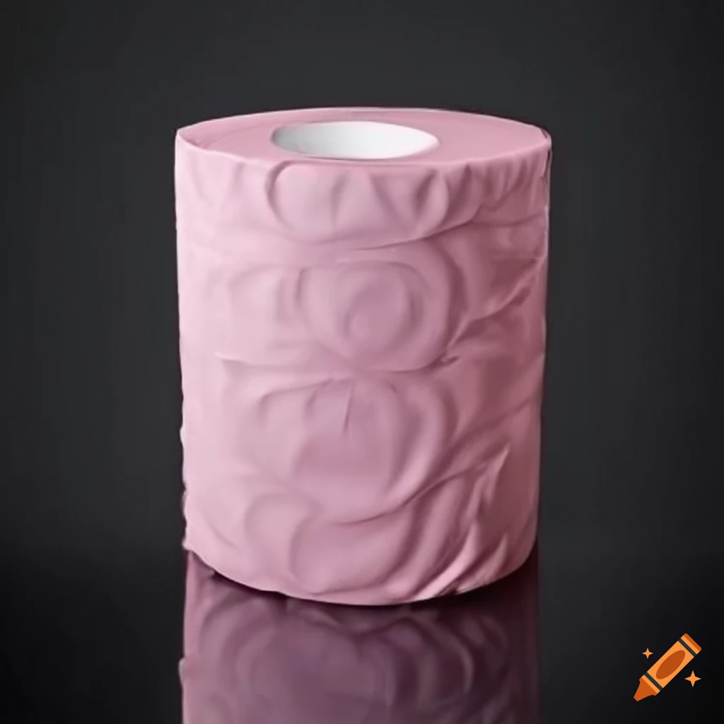 Papier toilette avec motifs pétale de rose luxueuse