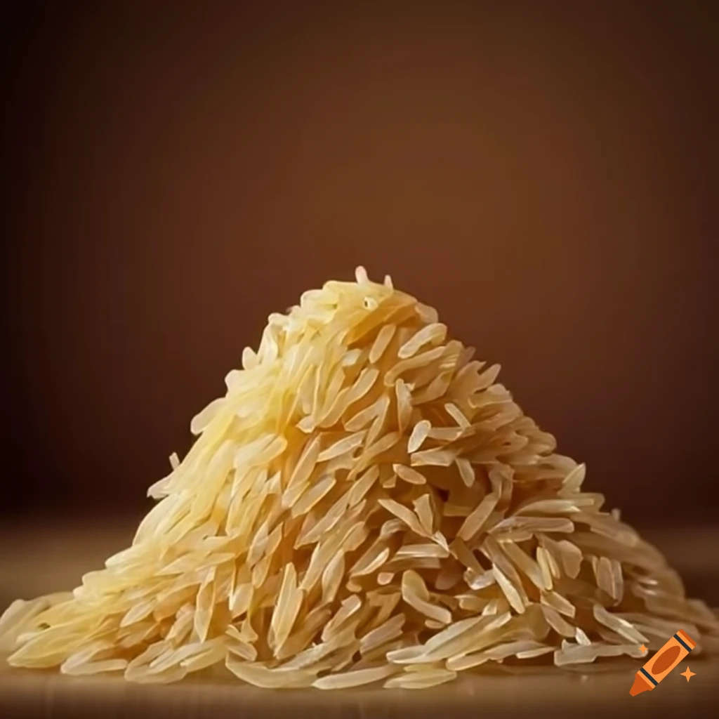 Piled Up Rice Rice piled up on Craiyon