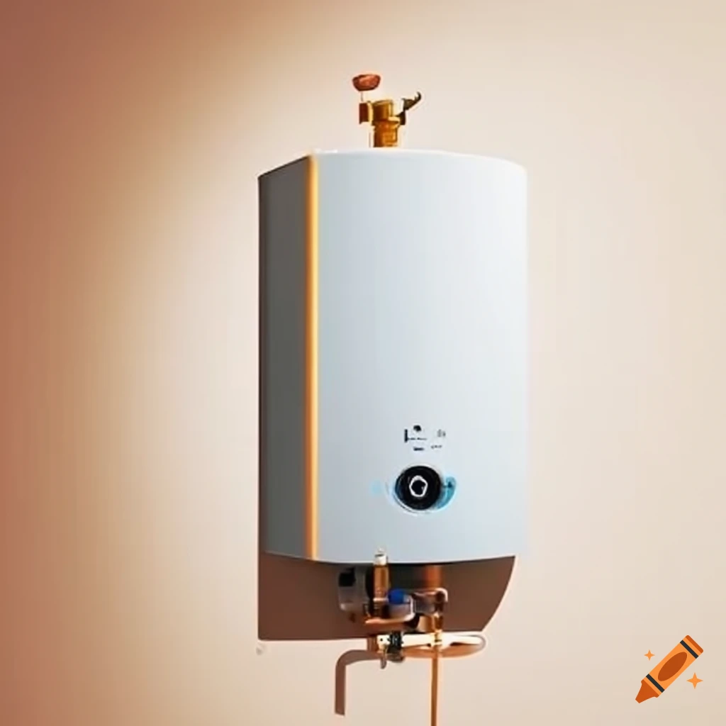 Tankless water heater in home