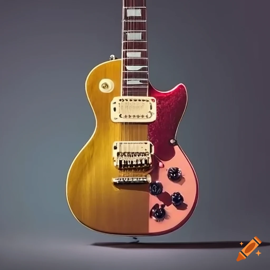 Hybrid guitar inspired by Gibson Les Paul and Fender Mustang
