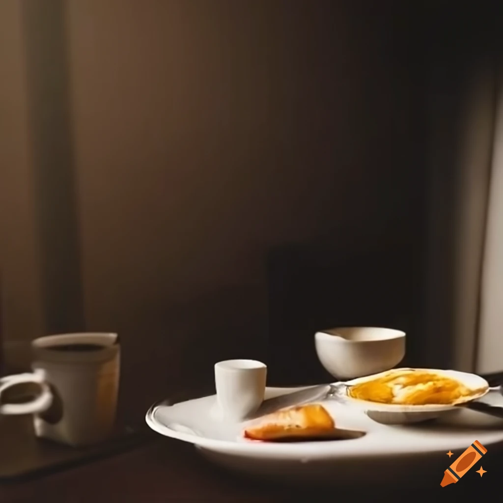 Breakfast on a foggy morning