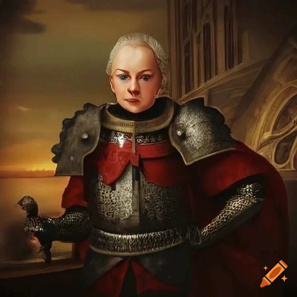 Castle with a knight