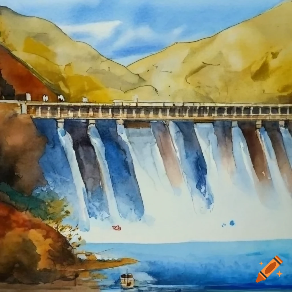 drawing (on) the world: Sketches from Hoover Dam