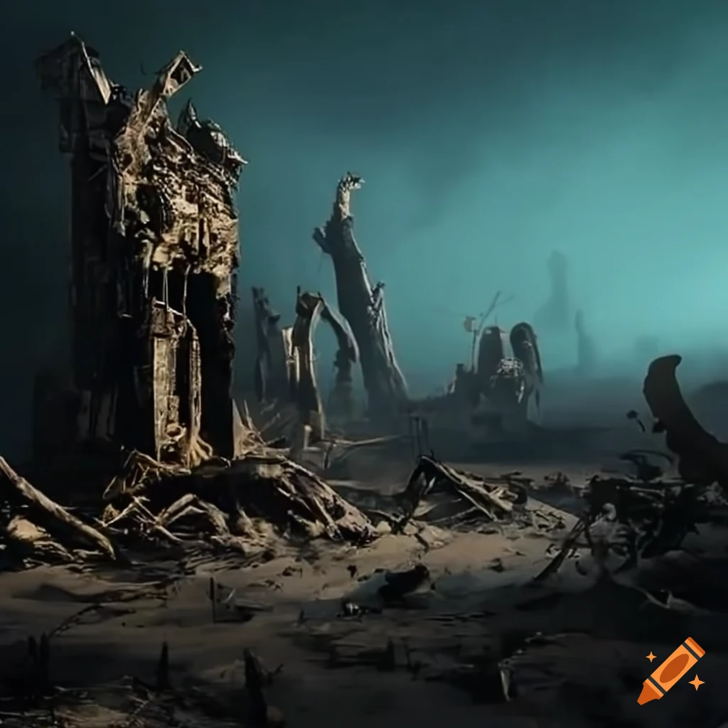 Devastated wasteland