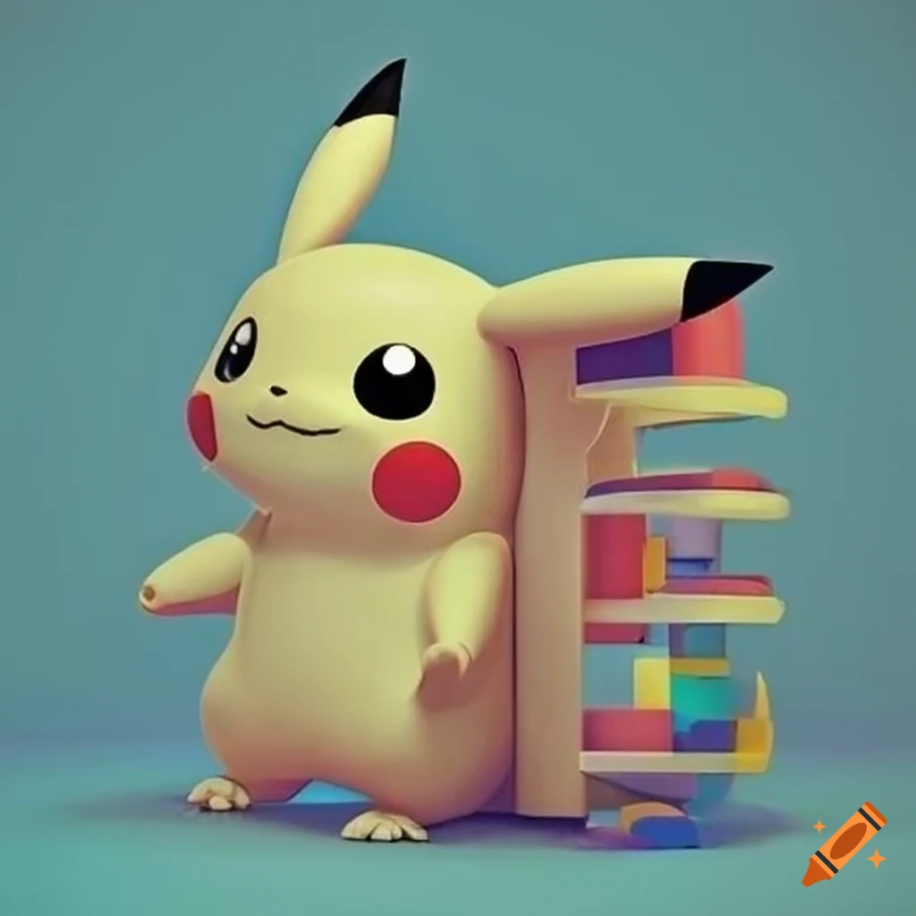 kid-s-bed-shaped-like-a-pok-mon-on-craiyon