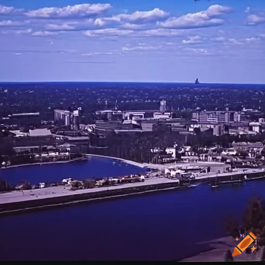 Vintage 8mm footage of green bay, wisconsin in 1969 on Craiyon