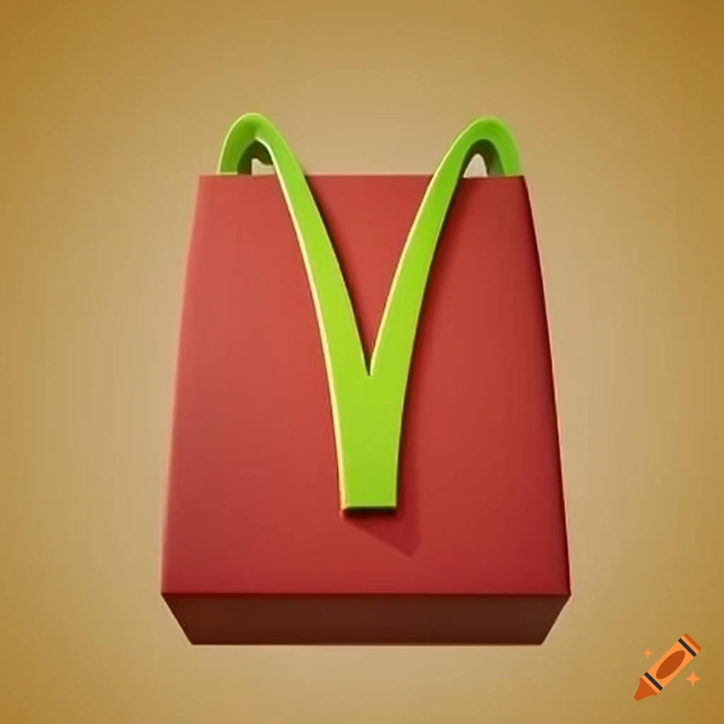 Stylized eco-friendly McDonald's logo