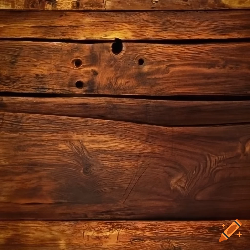 Plain a4 old ship floor wooden texture on Craiyon