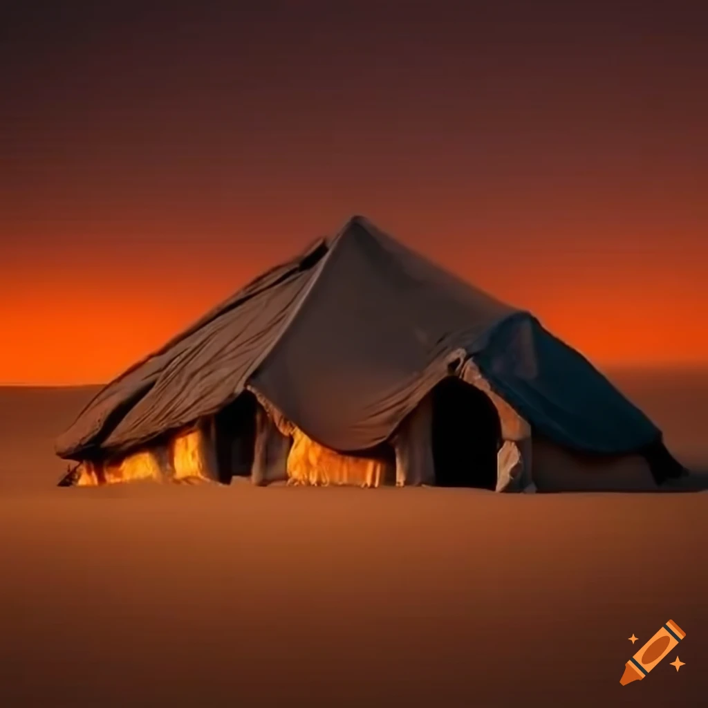 Saharan bivouac appreciation in CGI