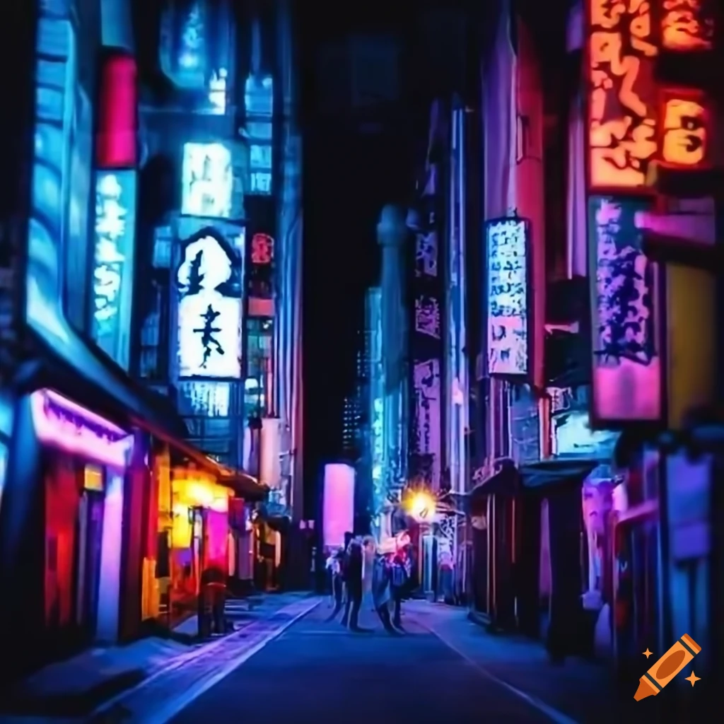 Cyber Shinobi Organization in Neo Edo with masked shinobis