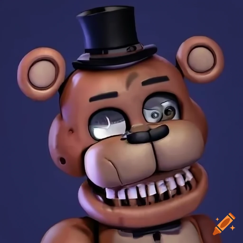 Golden Freddy with an unusual appearance