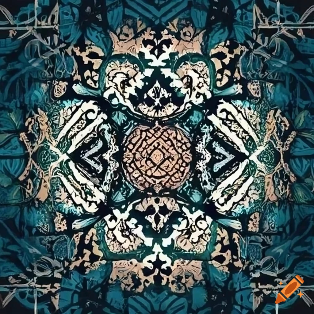 Geometric pattern for Ramadan celebration