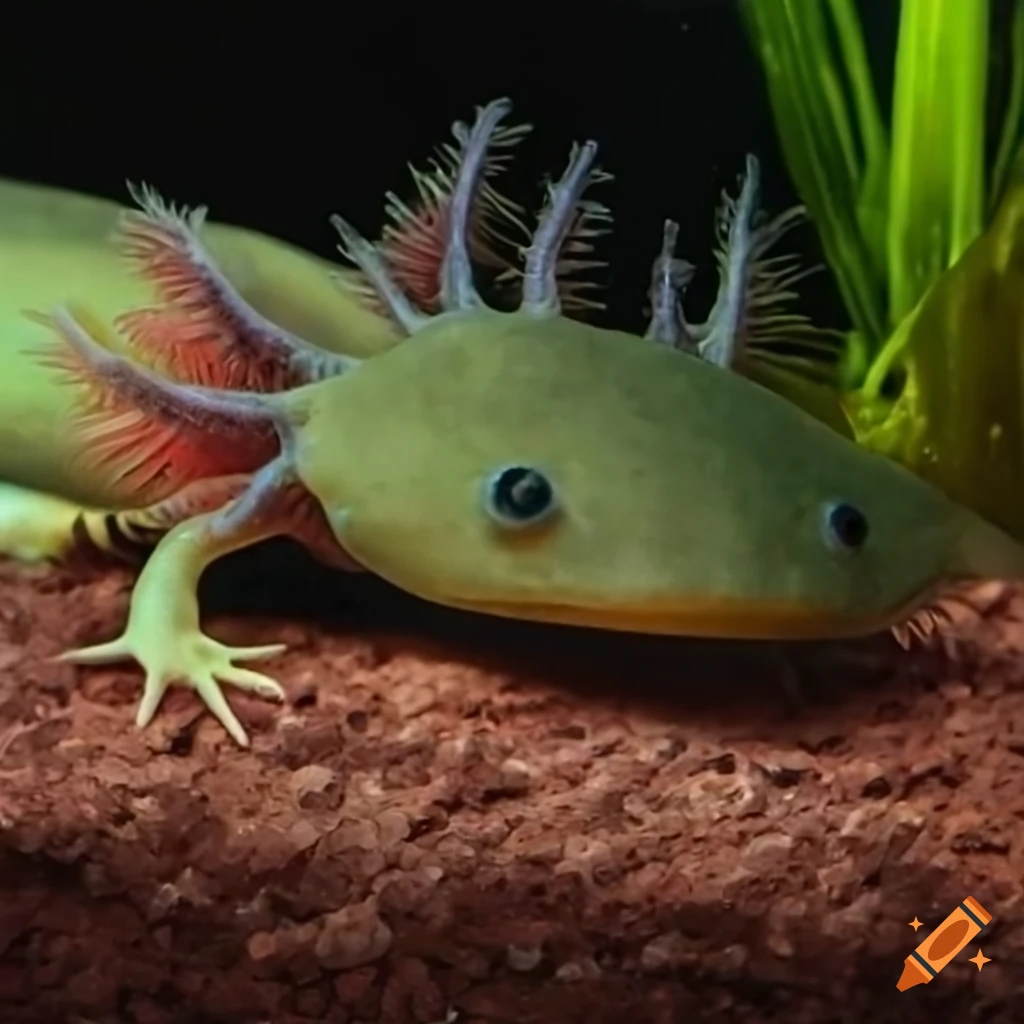 Axolotl-xenopus hybrid creature