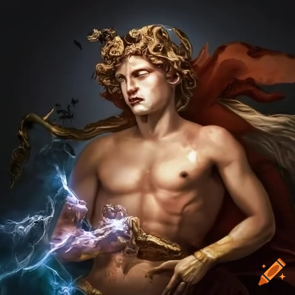Apollo bathed in light and magic