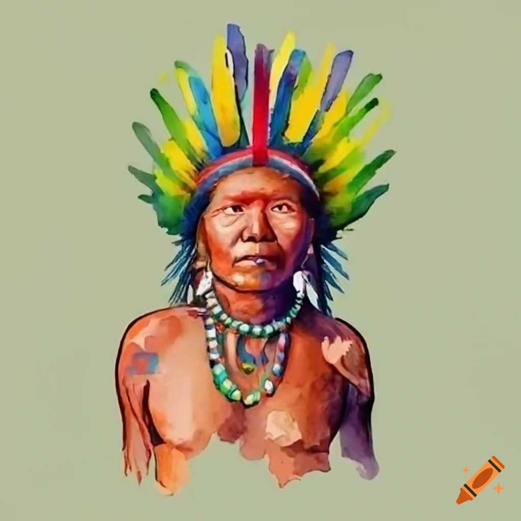 Amazon Colombian indigenous person