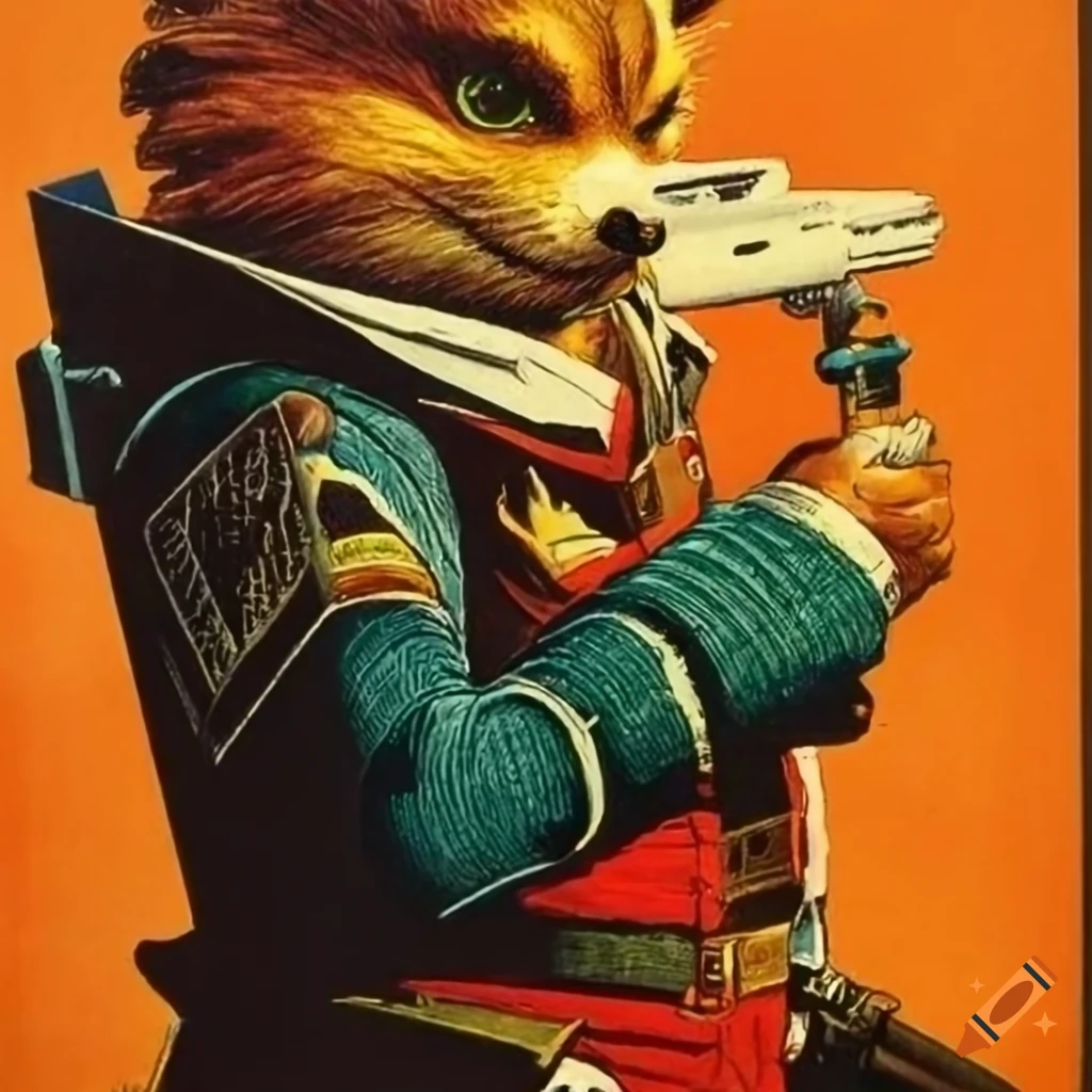 Vintage poster 'Star Fox' by Norman Rockwell and James Gurney