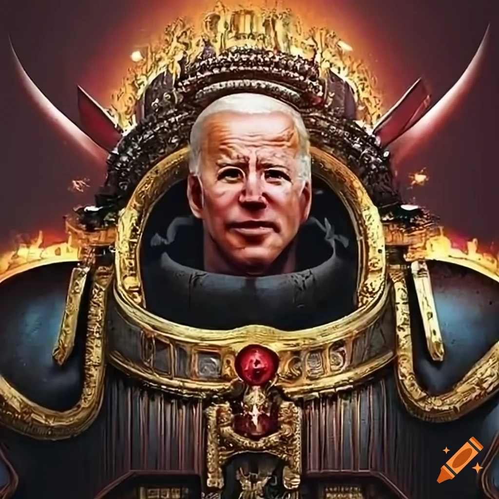 Biden Depicted As A 40k Emperor On Craiyon biden-depicted-as-a-40k-emperor-on-craiyon
