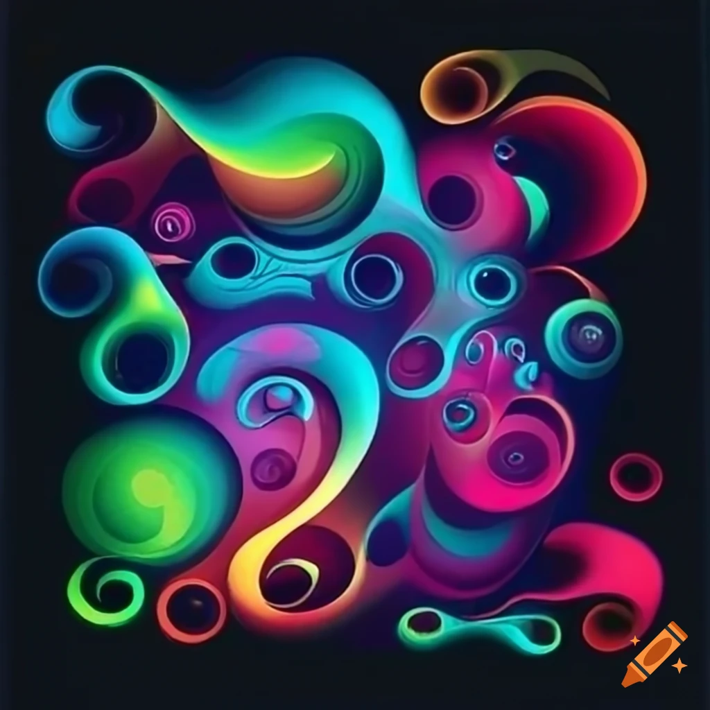 Abstract special effects design on Craiyon