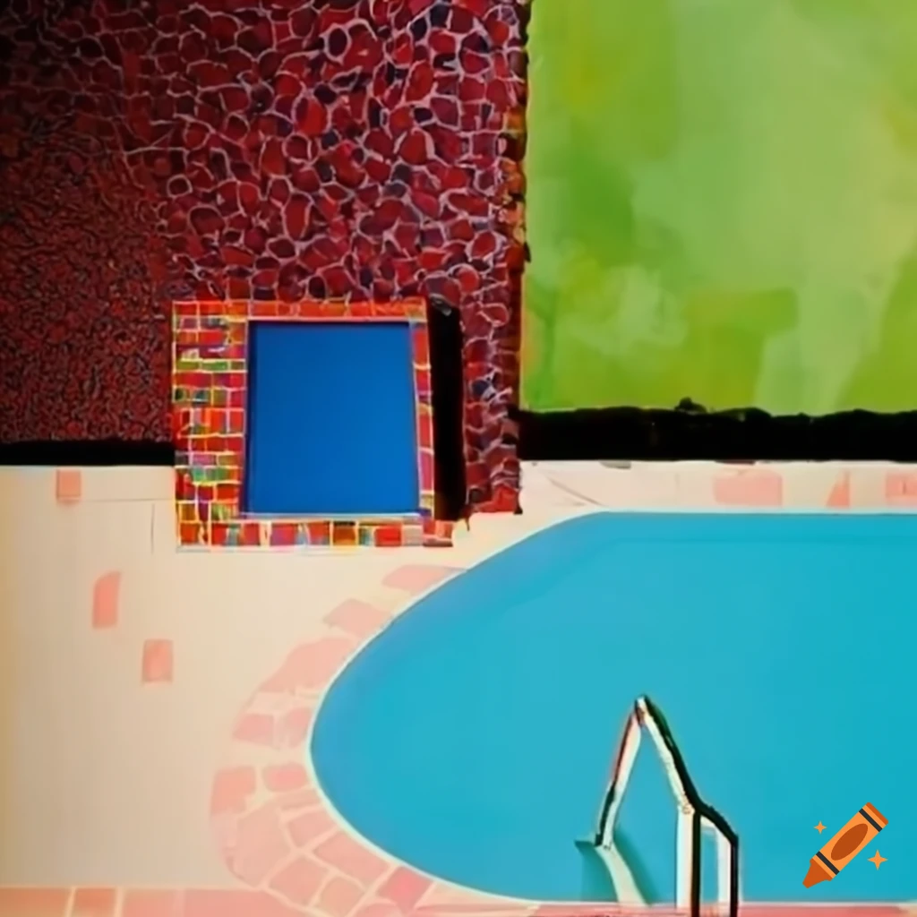 David Hockney's iconic pools artwork