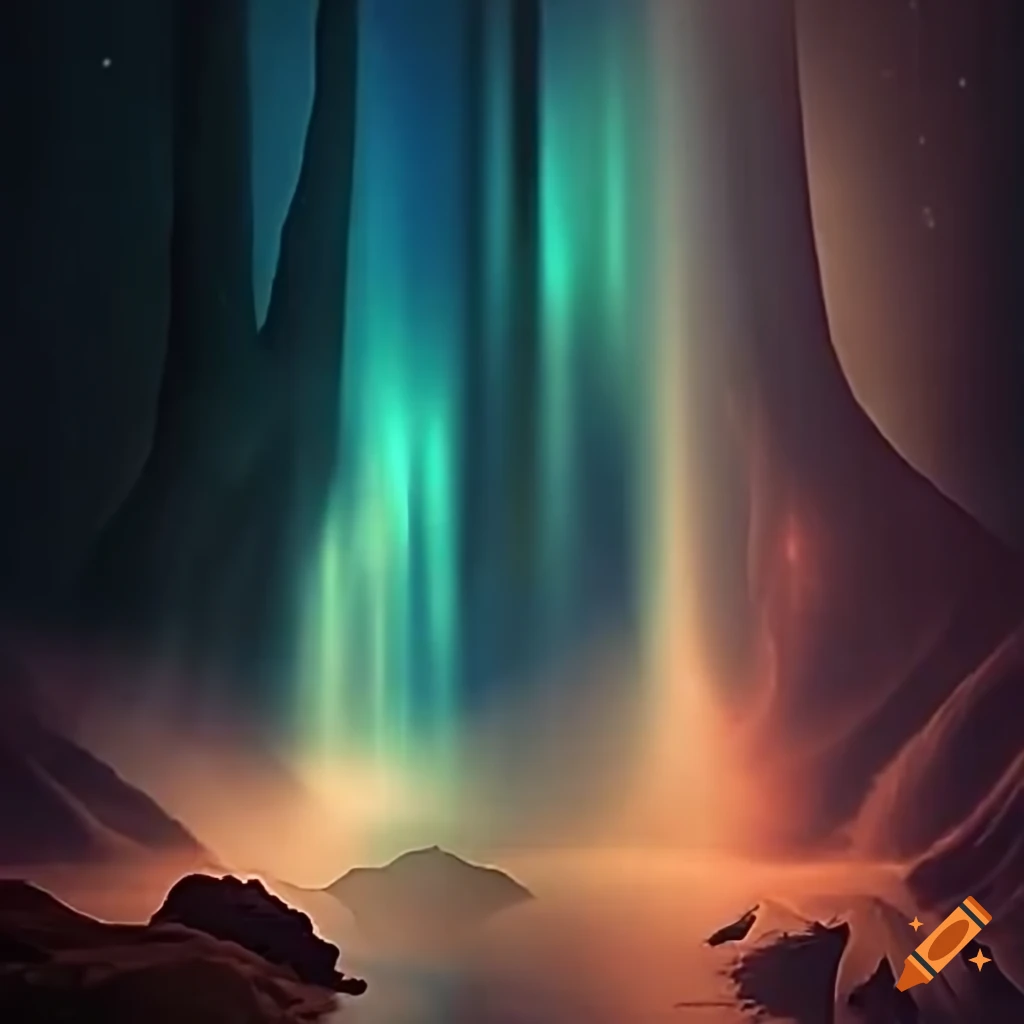 Labrador with enchanting moonlit patterns and ethereal light