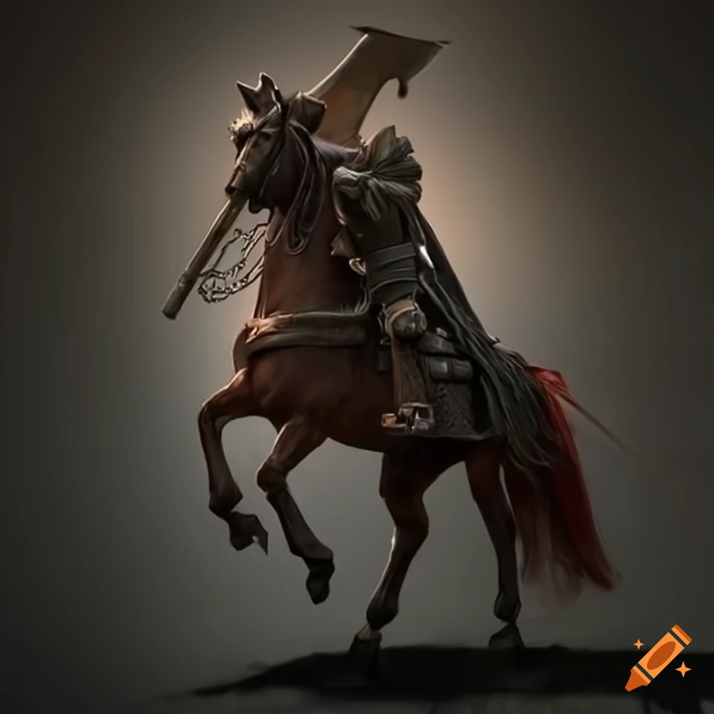 Warrior with gun on horse profile pic