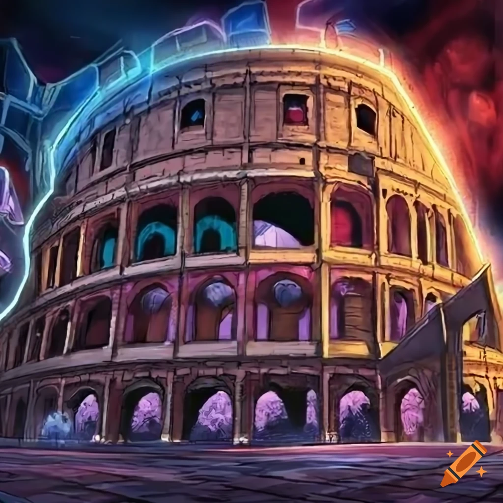 Colosseum in the style of Yugioh card on Craiyon Colosseum in the style of Yugioh card on Craiyon