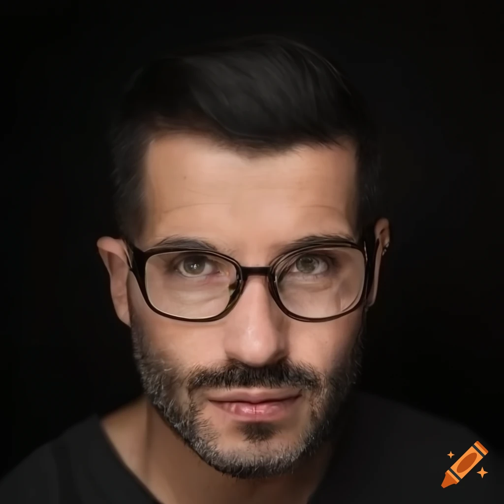 Middle-aged man with glasses and beard