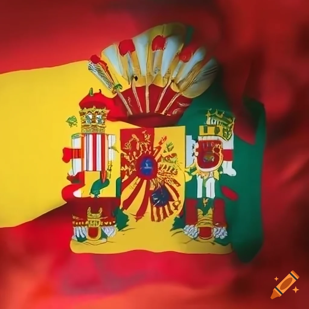 Unity in diversity: Native American and Spanish flags at cultural ...