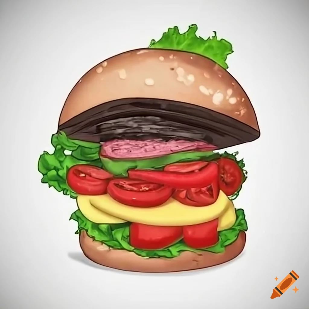 Delicious sandwich with cheese, tomatoes, and lettuce