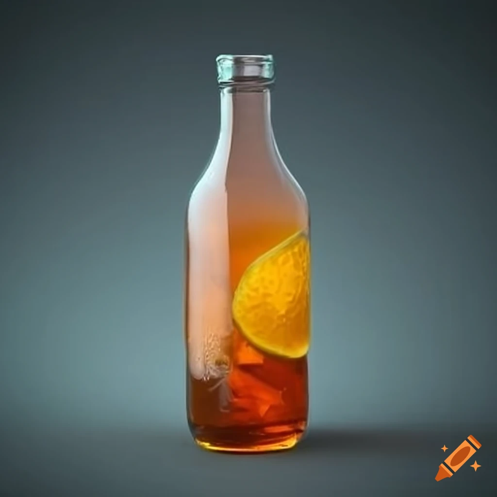 Ice tea glass bottle