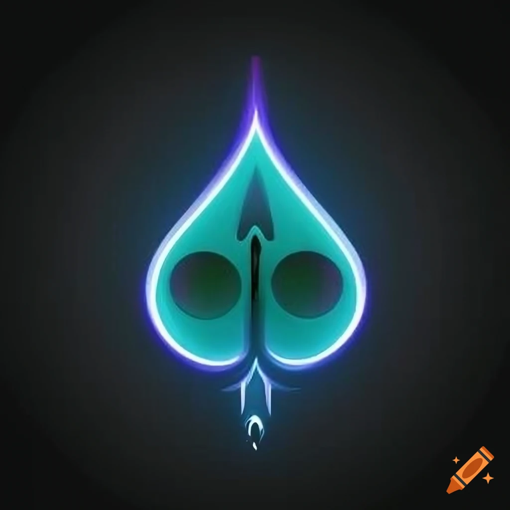 Logo design with 'qtm_ace' in a circular black and white theme on Craiyon