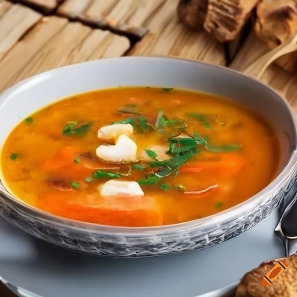 Soupe paysanne with root vegetables and lardons