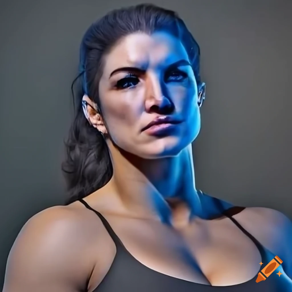 Hyperrealistic photograph of a mixed martial arts artist with dramatic lighting on Craiyon