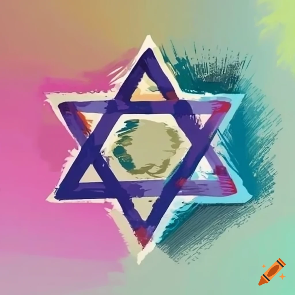 Star of david symbol on Craiyon