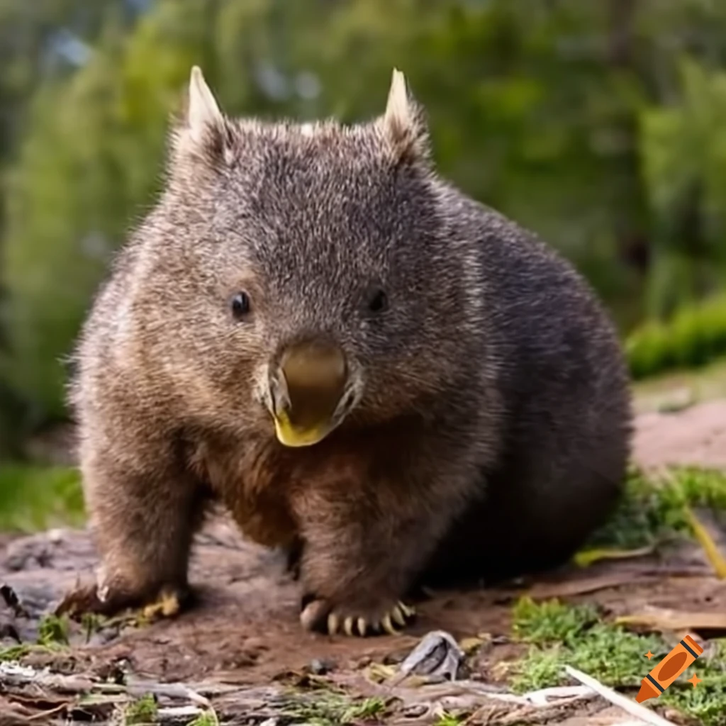 Wombat-eagle hybrid creature