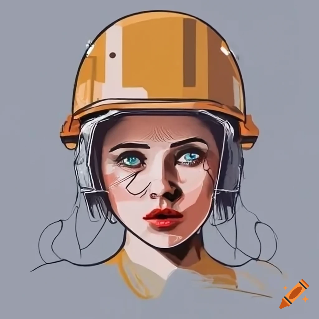 Russian girl at an electrical construction company
