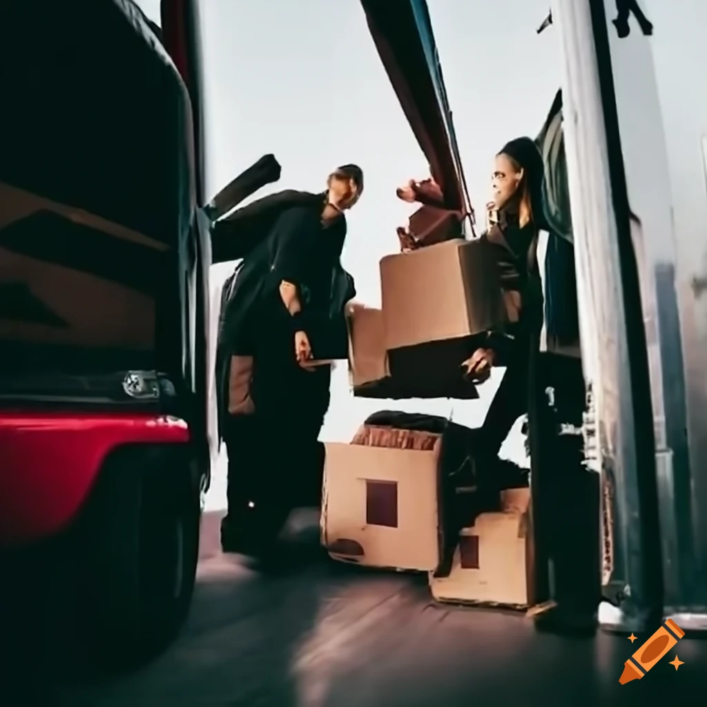 Moving team loading a truck