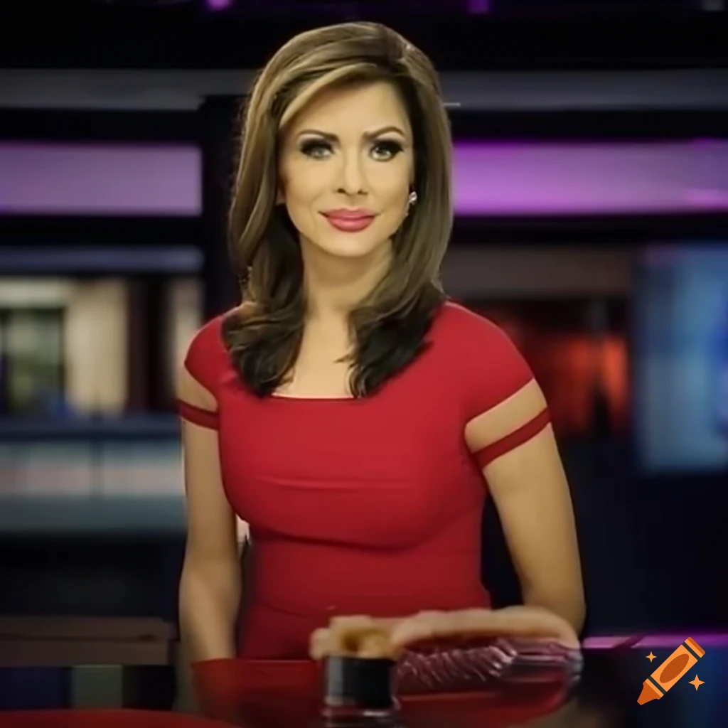 News anchor on television