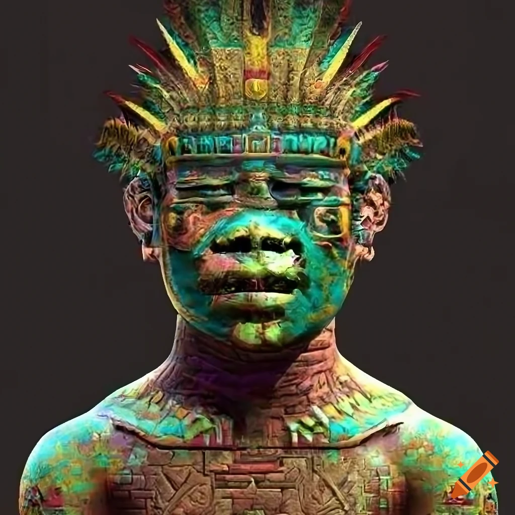 High-resolution Aztec textures with weathering and imperfections