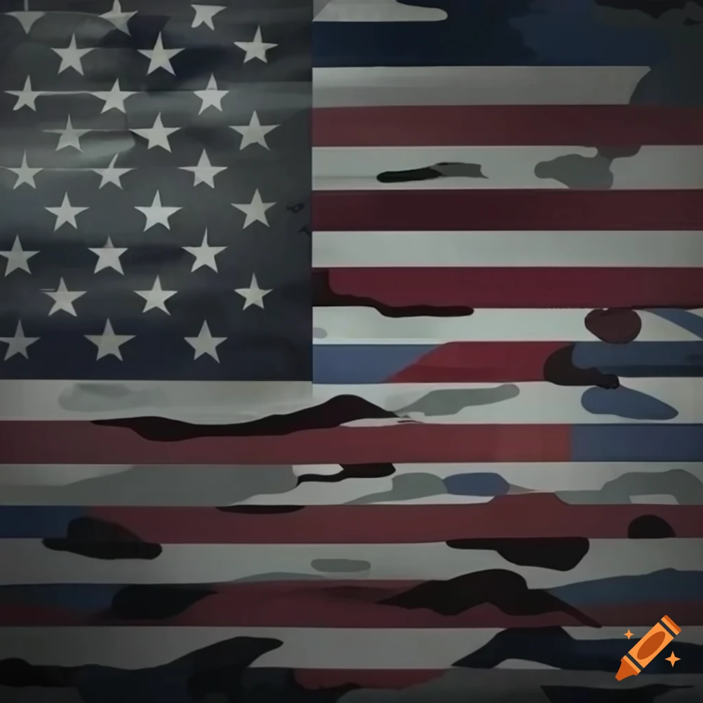 American Flag With Blue Stars And Black Multicam Stripes On Craiyon American flag with blue stars and black multicam stripes on craiyon