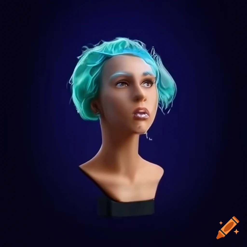 Digital art NFT concept