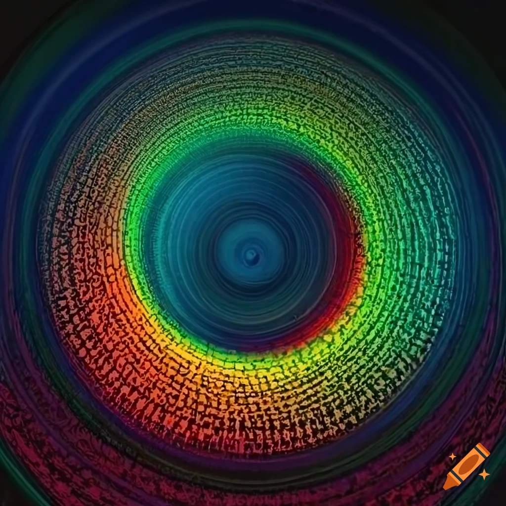 Chromatic circle on Craiyon