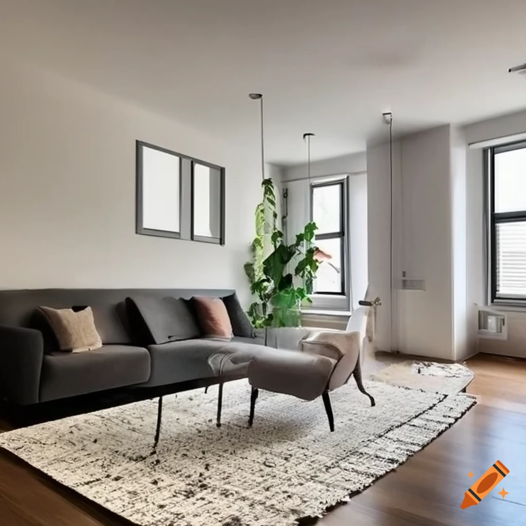 Split photo of apartment renovation before and after showcasing modern design